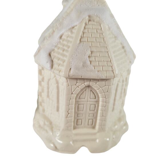 Enesco Christmas Village Church Lighted Decoration Village Glowing Light Vintage - Picture 12 of 16